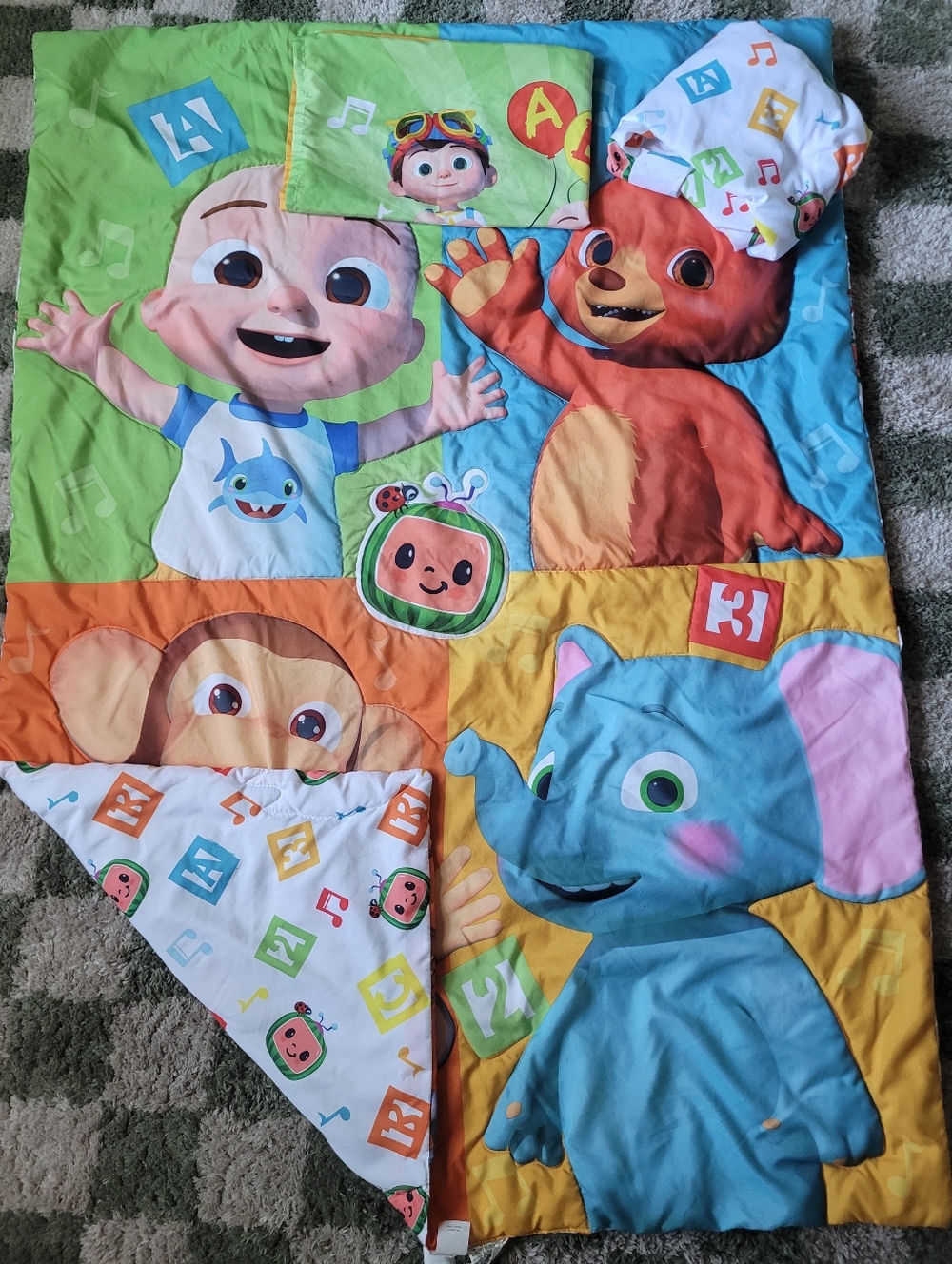 Toddler Cocmelon Bed Set